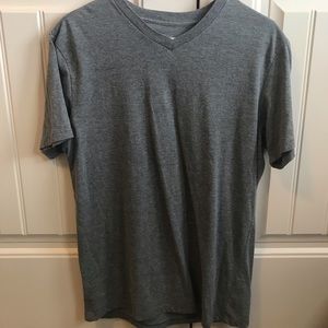 Gray Blue crown v-neck